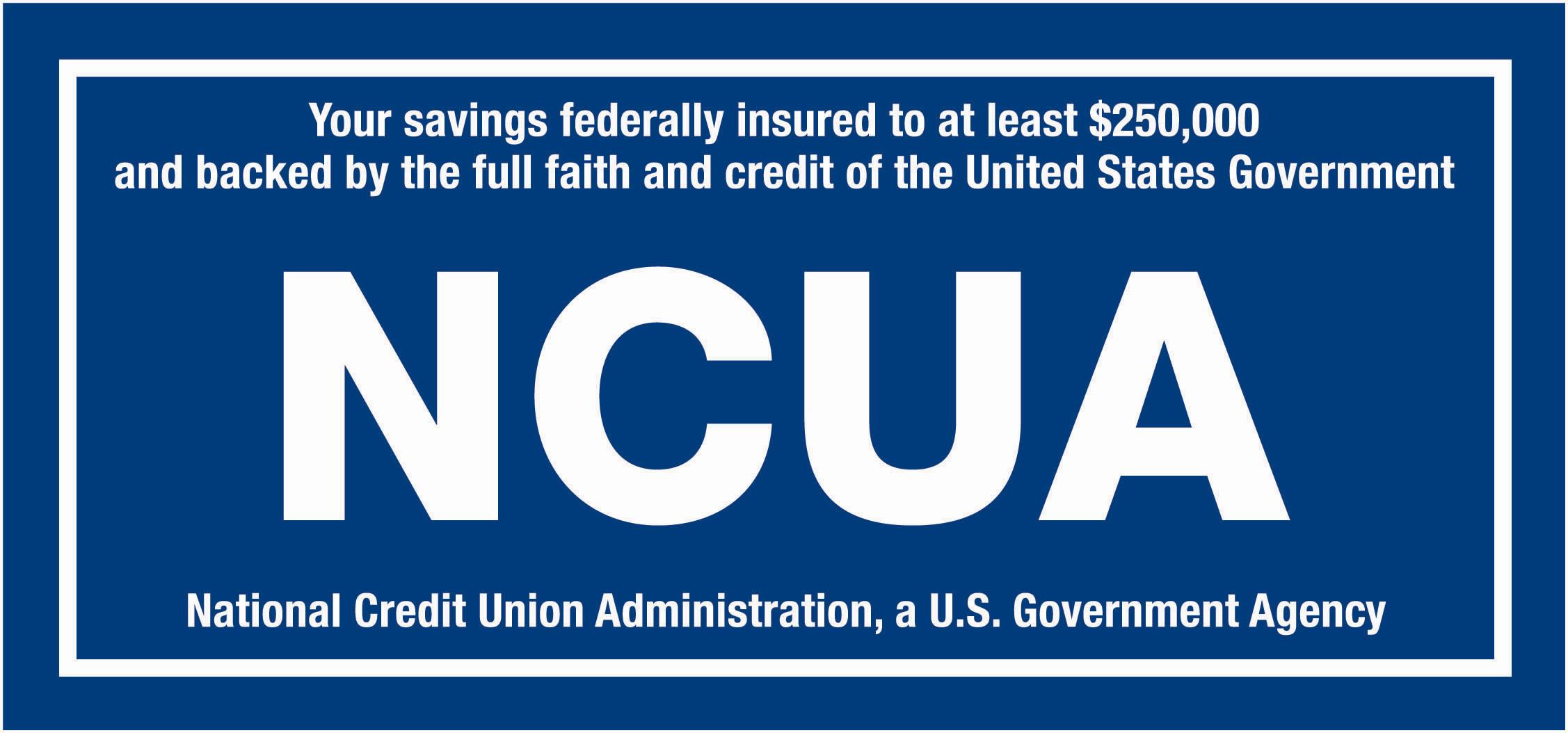 Federally Insured by NCUA logo